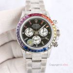 Rolex Rainbow Diamond Watch - Best Replica Rolex Daytona Rainbow Stainless Steel With Diamonds